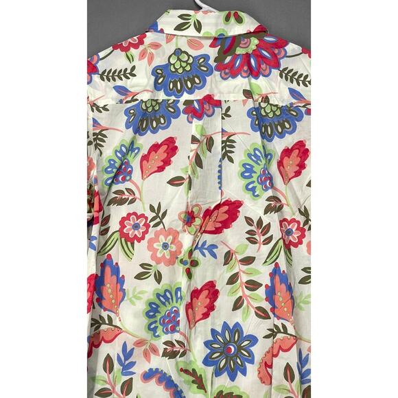 Talbot’s Modern Classic Shirt Darling Floral Sz 1X - Picture 14 of 14